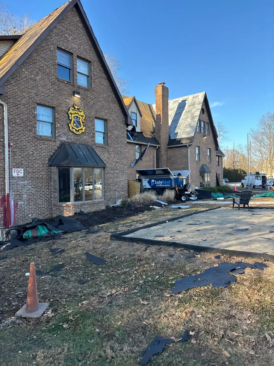 Commercial roof inspection documented in College Park