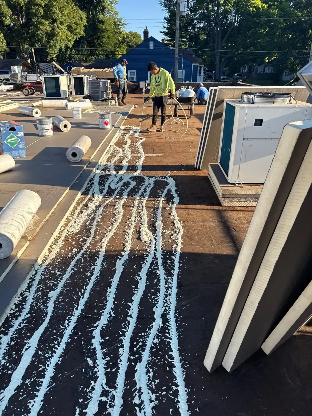 Commercial roofing by College Park Commercial Roofing near Spring Hill, IN