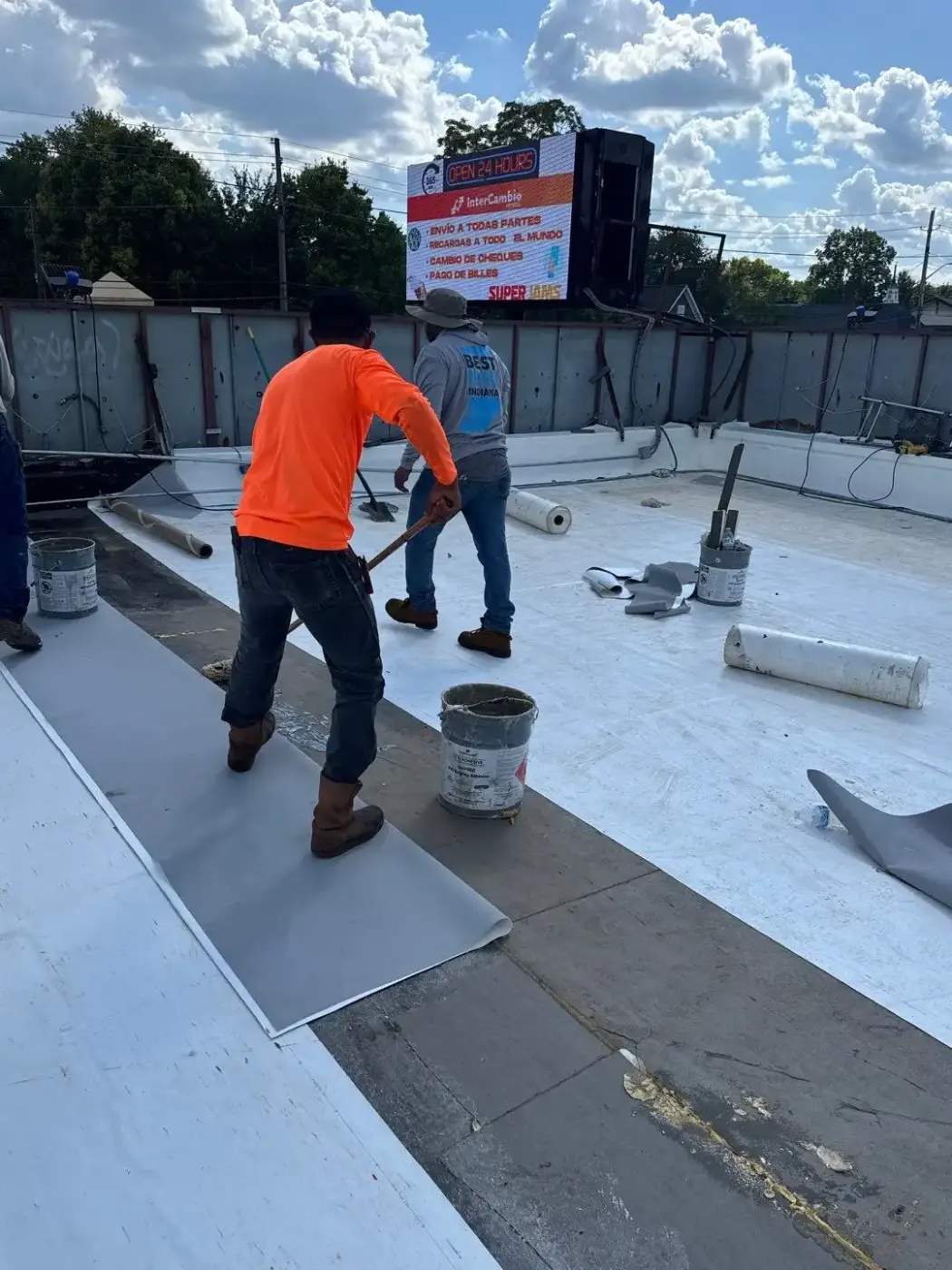 Membrane repair completed in College Park