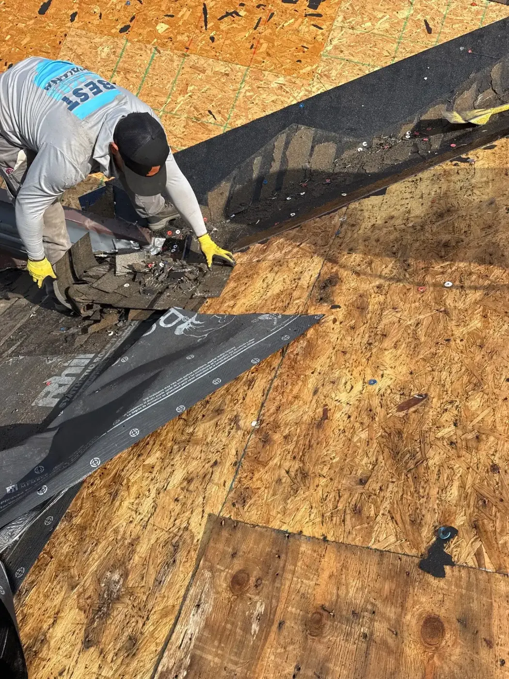 Flashing and seam work in College Park